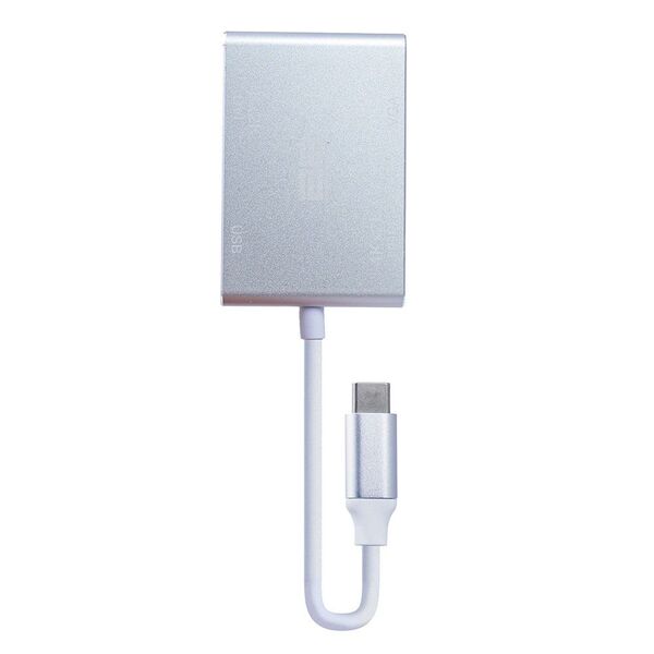 محول تو بي من كابل تايب سي الى VGA, HDMI, DVI, USB3 أبيض CV146. محول تو بي من كابل تايب سي الى VGA, HDMI, DVI, USB3 أبيض CV146.